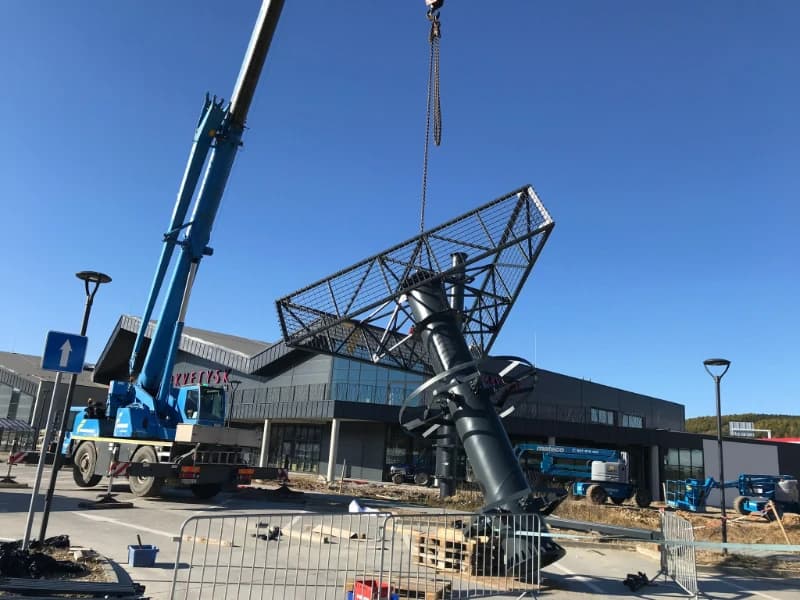 Oceľová konštrukcia – montáž oceľovej haly