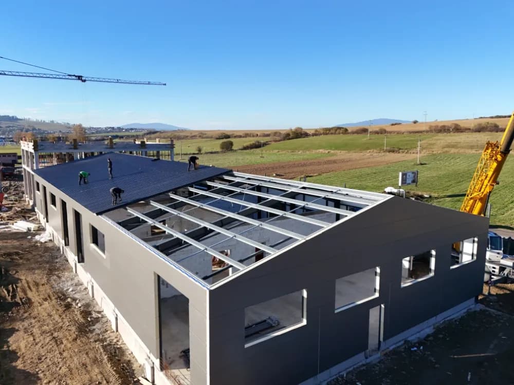 Výrobné priemyselné haly